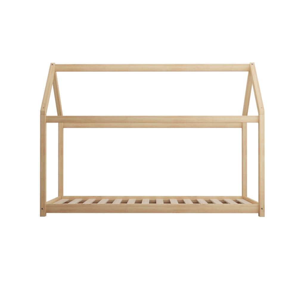Kids Bed Frame Single Wooden Bedframe Mattress Base Timber Platform
