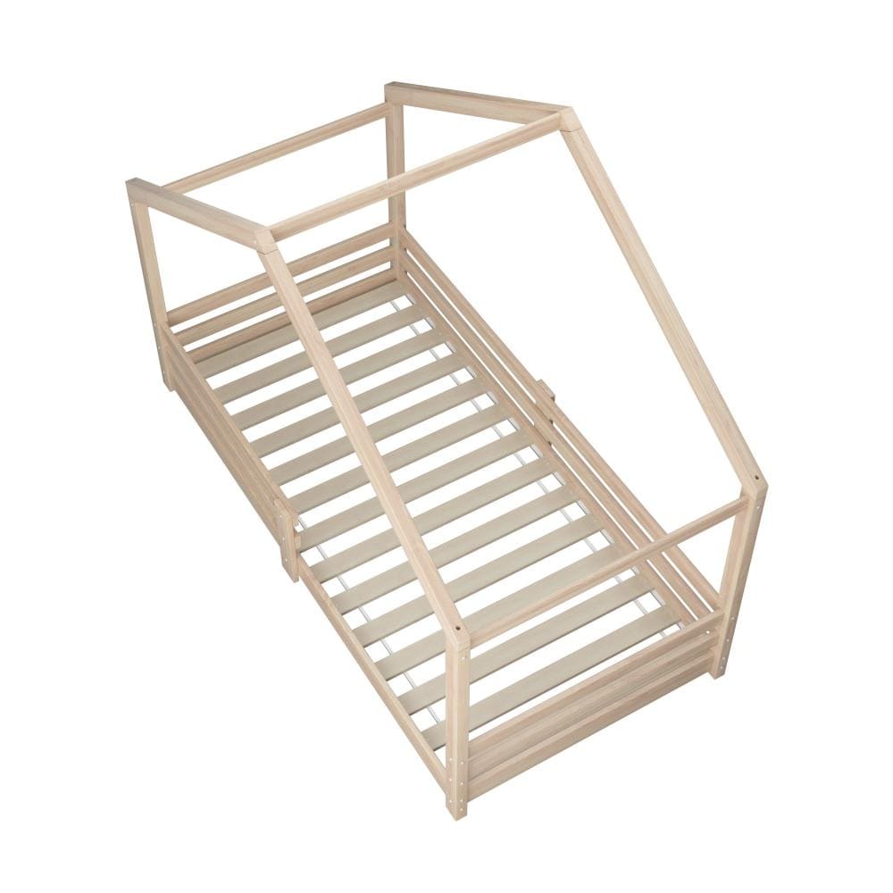 Kids Bed Frame Wooden Bed Base Children Single Bed Frame Timber Mattress Platform Wooden
