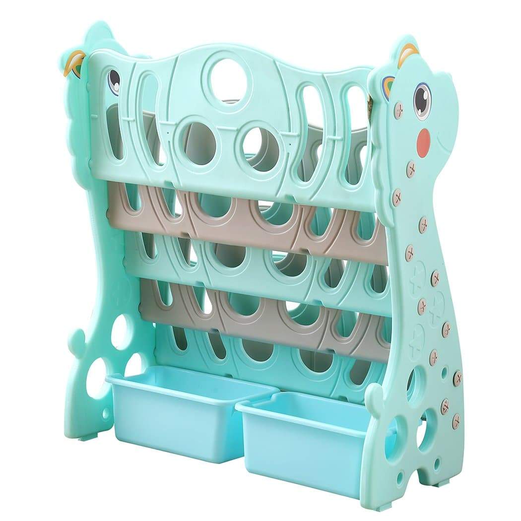 kids products Kids Bookshelf Magazine Rack Organiser Green