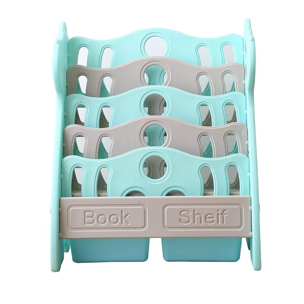 kids products Kids Bookshelf Magazine Rack Organiser Green