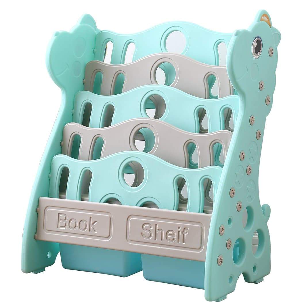 kids products Kids Bookshelf Magazine Rack Organiser Green