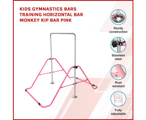 Kids Gymnastics Bars pink