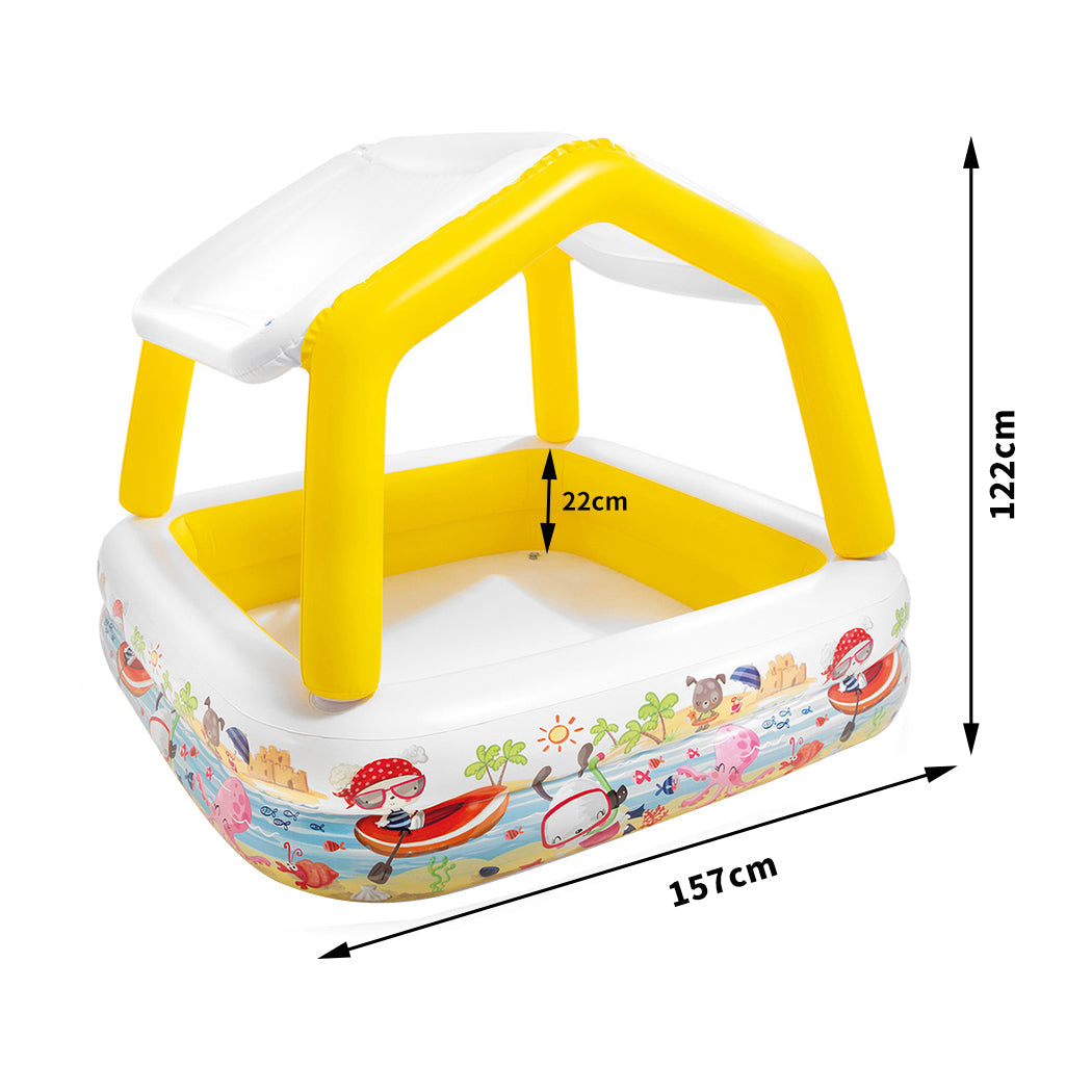 Kids Inflatable Pool Toy Swimming Outdoor Above Ground