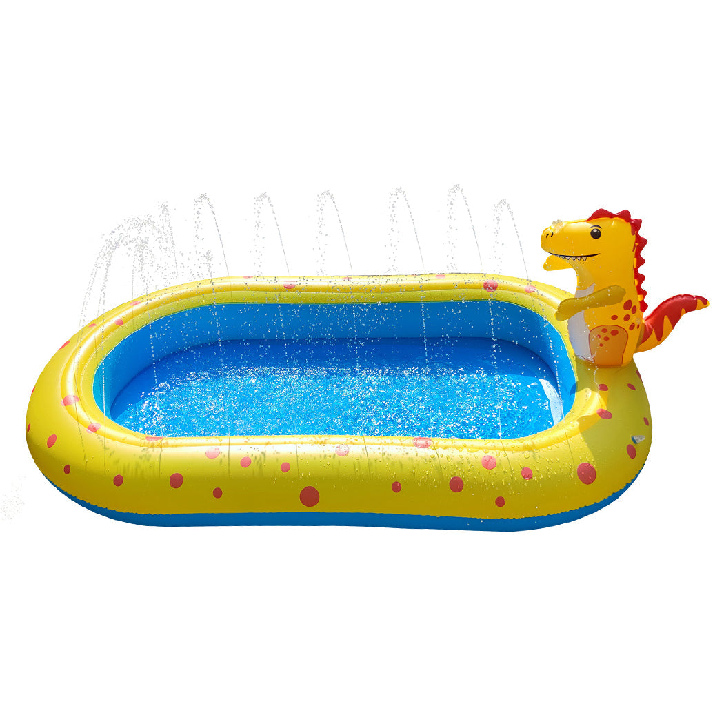 Kids Inflatable Water Pool Splash Spray Mat Children Sprinkler Play Pad Outdoor