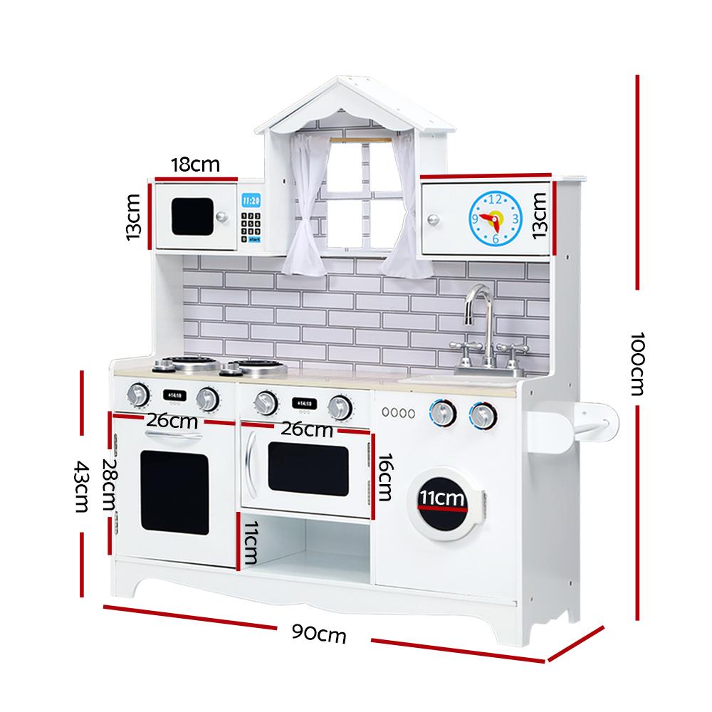 early sale simpledeal Kids Kitchen Set Pretend Play Food Sets Childrens Utensils Toys White