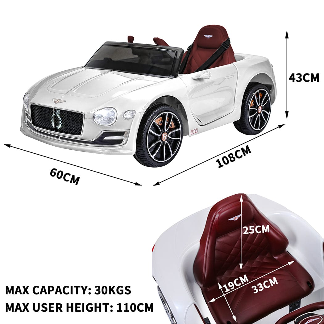 Kids Ride On Car 12V Battery Bentley Licensed Electric Baby Toy Remote Control Motor