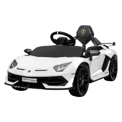 Kids Ride On Car Lamborghini SVJ Licensed Electric Dual Motor Toy