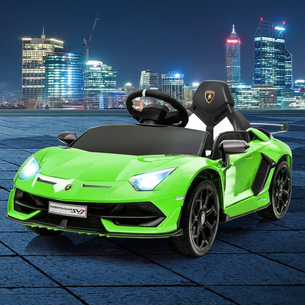 Kids Ride On Car Lamborghini SVJ  Licensed Electric Dual Motor Toy Remote Control