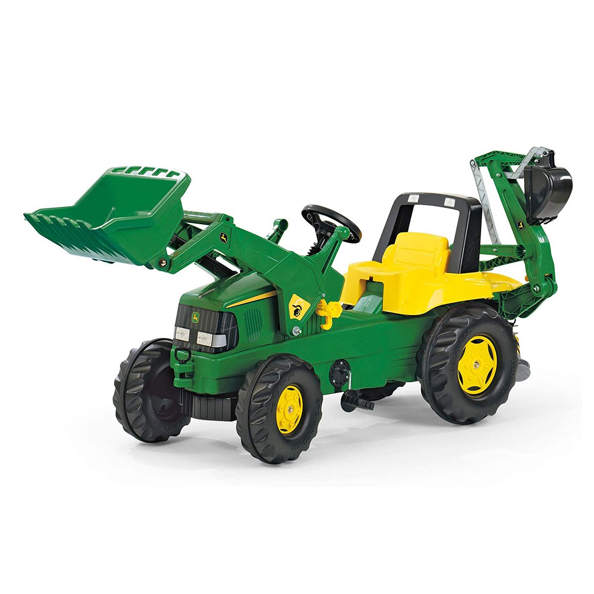outdoortoys Kids ride on tractor with loader & digger
