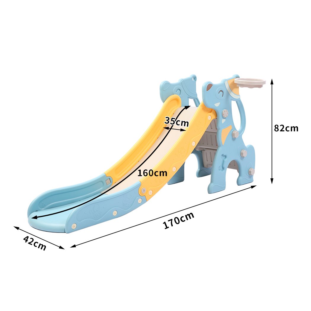 kids products Kids Slide 160cm Extra Long Play Set Blue