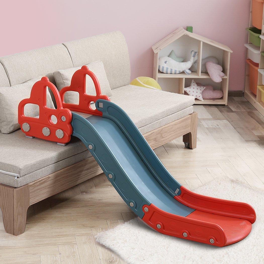 kids products Kids Slide Swing Play Set Outdoor- Red and blue