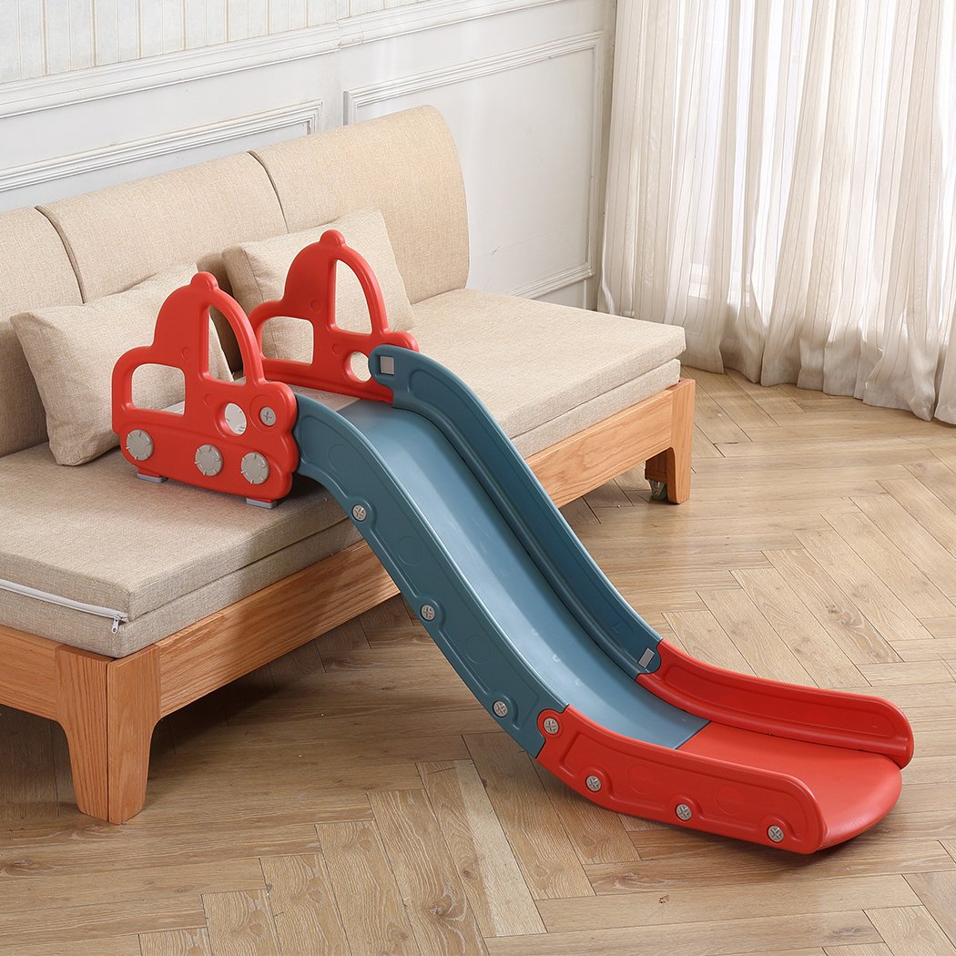 kids products Kids Slide Swing Play Set Outdoor- Red and blue
