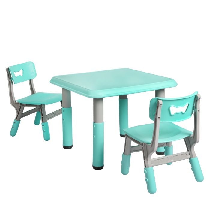 Kids Table and Chairs Children Furniture Toys Play Study Desk Set Pink/Green