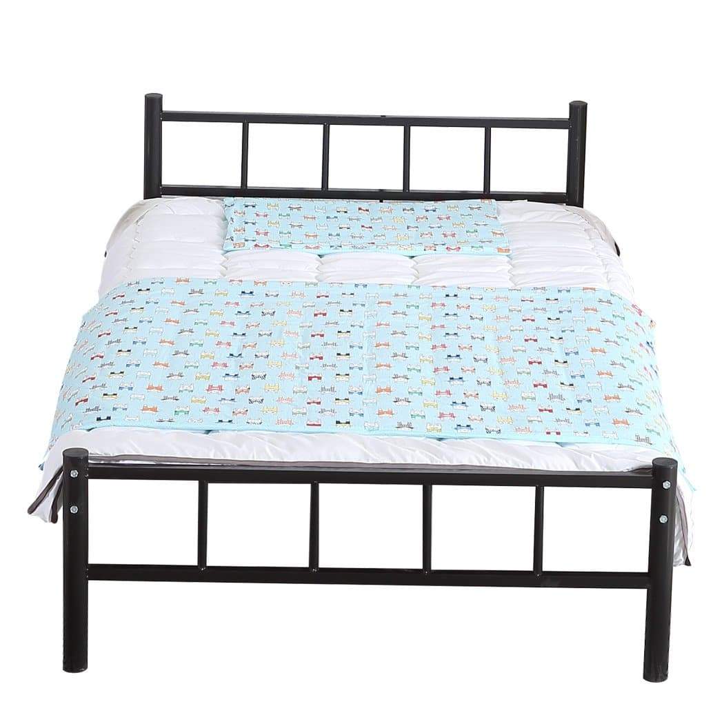 kids products Kids Warm Blanket Cartoon Print Cover Blue