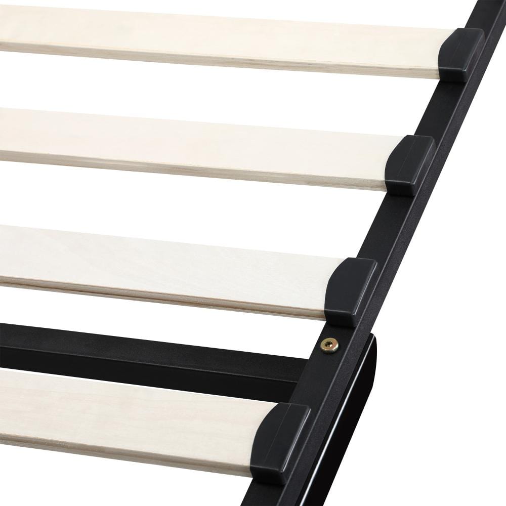 King Bed Frame Mattress Base with Lift Gas Beige