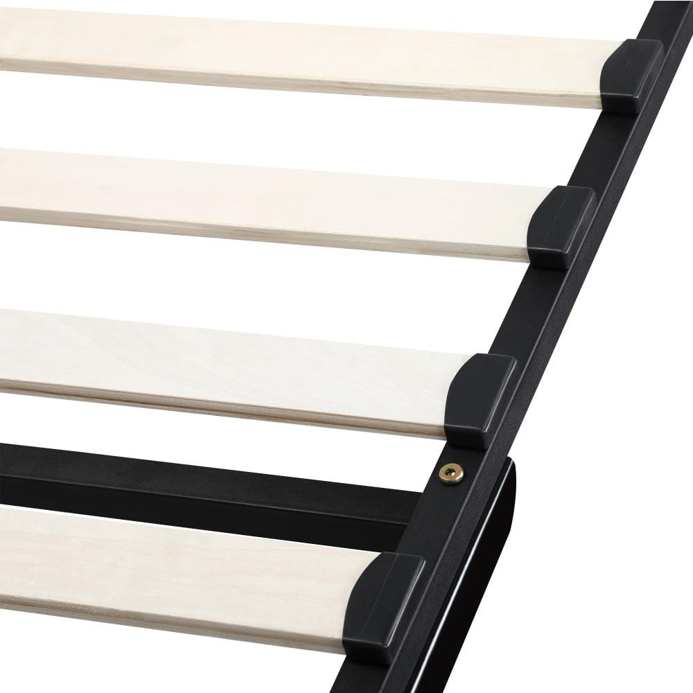 King Single Bed Frame Mattress Base with Lift Gas Beige