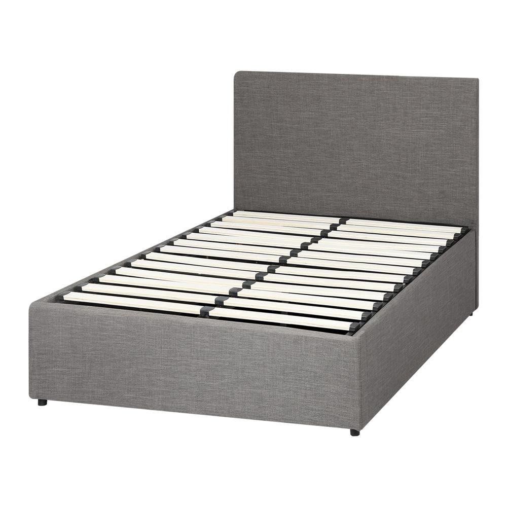 King Single Bed Frame with Gas Lift and Storage Space Mattress Base