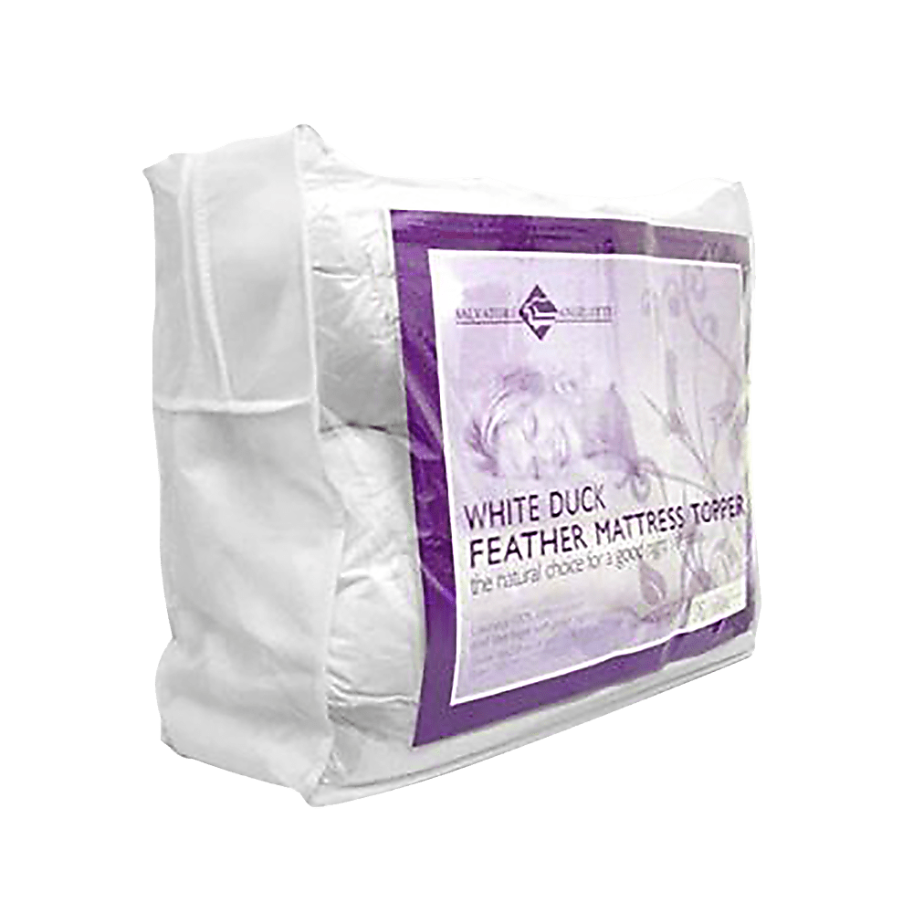 King Single Mattress Topper - 100% Duck Feather