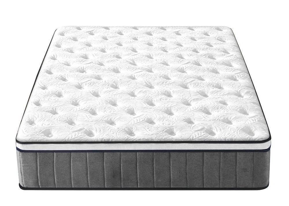 bedding King Size Cooling Gel Tri-Foam Spring Euro Mattress
