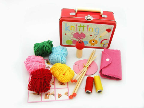 toys for infant Knitting Kit In Tin Case