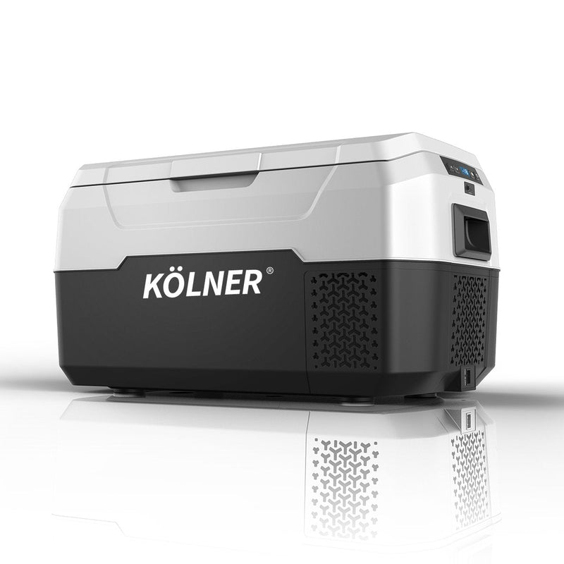 camping Kolner 20L Portable Fridge Cooler Freezer Camping Food Storage Black