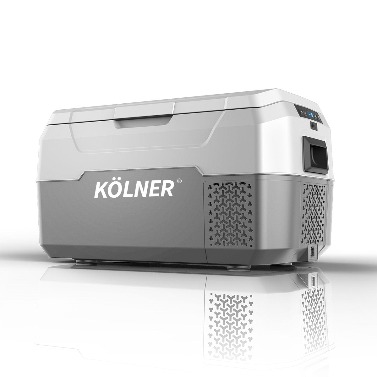 camping Kolner 20L Portable Fridge Cooler Freezer Camping Refrigerator Grey