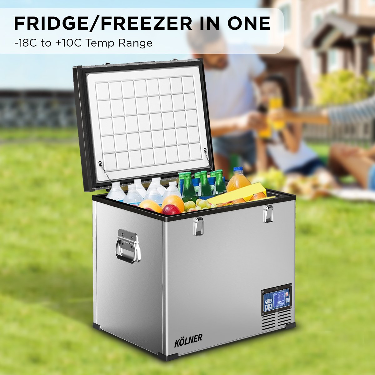 Kolner 75L Portable Fridge Chest Freezer