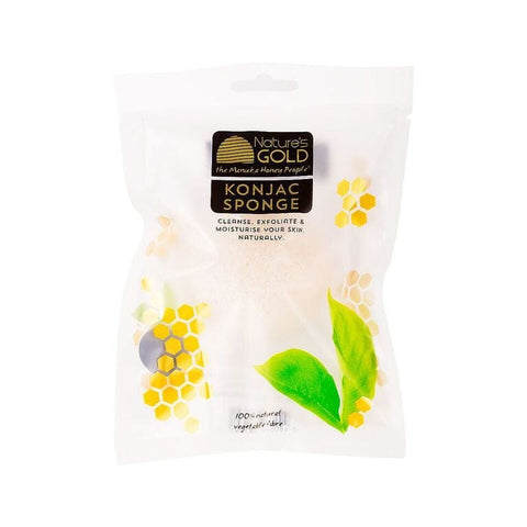 Konjac Sponge Pure White 100% Natural - OUT OF STOCK