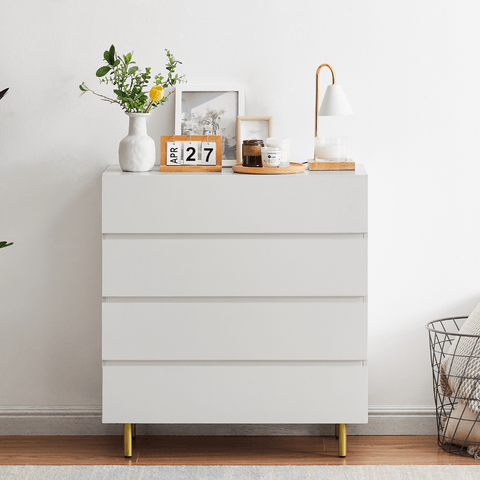 Kori White 4 Chest Of Drawers