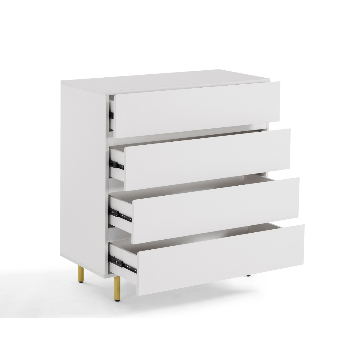 Kori White 4 Chest Of Drawers