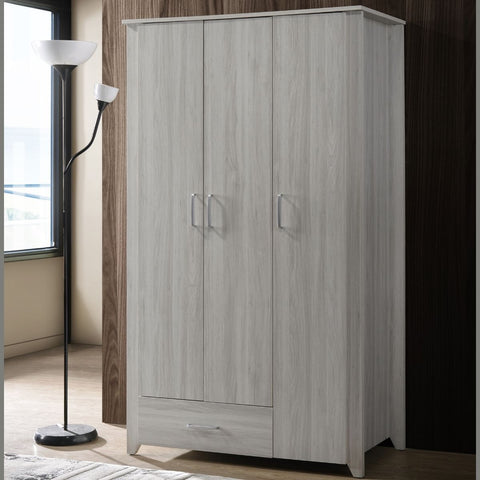 Furniture > Bedroom Large 3 Door Wardrobe Bedroom Storage Cabinet Closet
