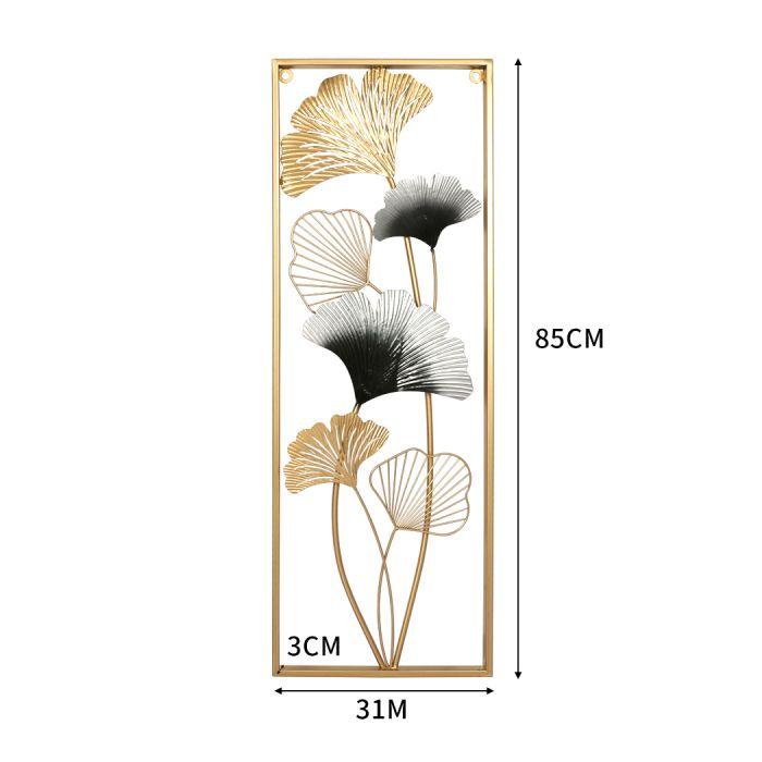 Large Metal Wall Art Hanging Leaf Tree Garden Pair