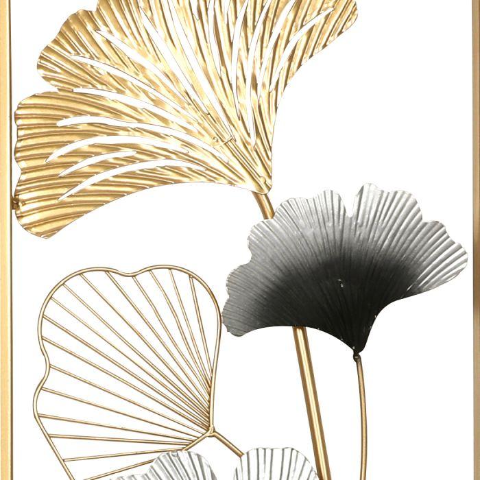 Large Metal Wall Art Hanging Leaf Tree Garden Pair