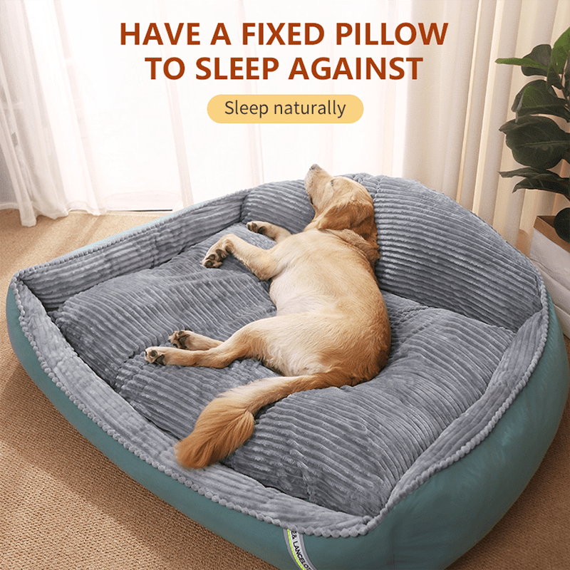 Large Pet Dog Bed Soft Warm Removable Washable High Back Mattress Puppy Mat XL