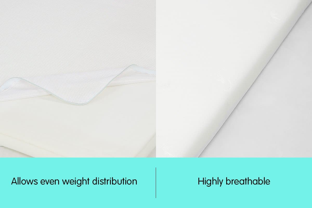Laura Hill High Density Mattress foam Topper 7cm - King Single