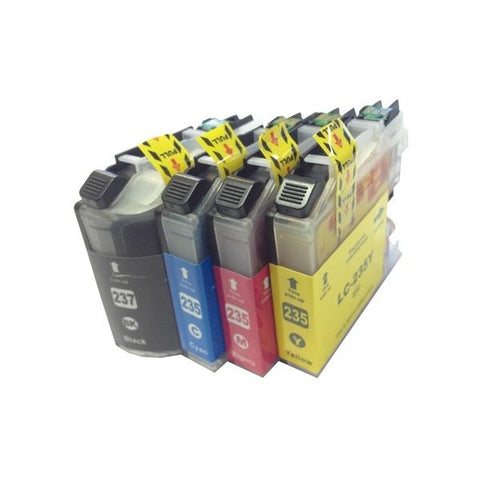 printer LC-237 LC-235 Premium Inkjet Compatible Set (4 Cartridges)