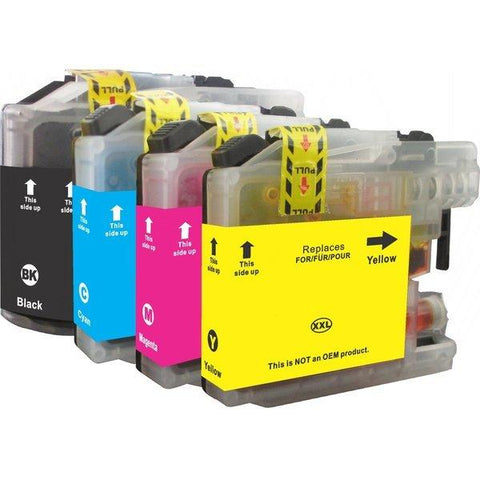 printer LC137 LC135 Compatible Inkjet Cartridge Set 4 Ink Cartridges