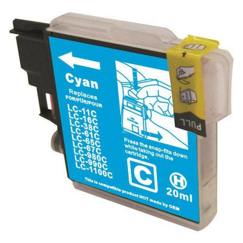 printer LC38 LC67 Cyan Compatible Inkjet Cartridge