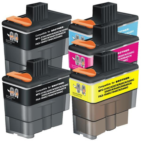 printer LC47 Compatible Inkjet Cartridge Set 5 Ink Cartridges