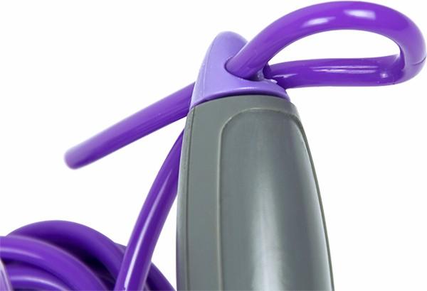 Fitness Accessories LCD Skipping Jumping Rope - Purple