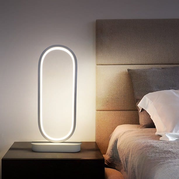 LED Aluminium Desk Night Lamp Oval Shape