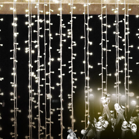 Lighting LED Curtain Fairy Lights Wedding Indoor Outdoor Xmas Garden Party Decor Cool white