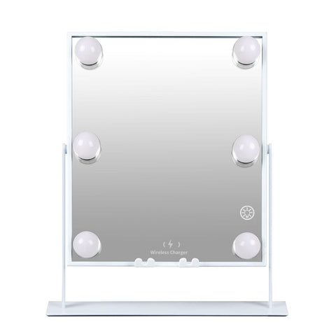 LED Hollywood Vanity Makeup Mirror With Lights Bluetooth Dimming Charging Touch
