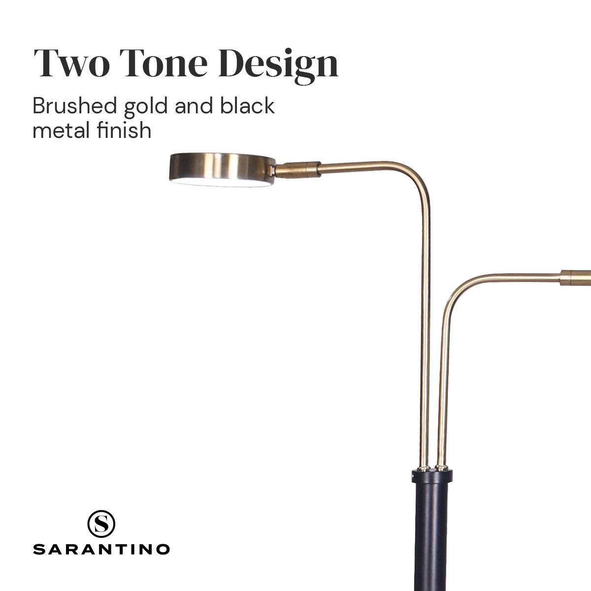 LED Metal Floor Lamp with lamps