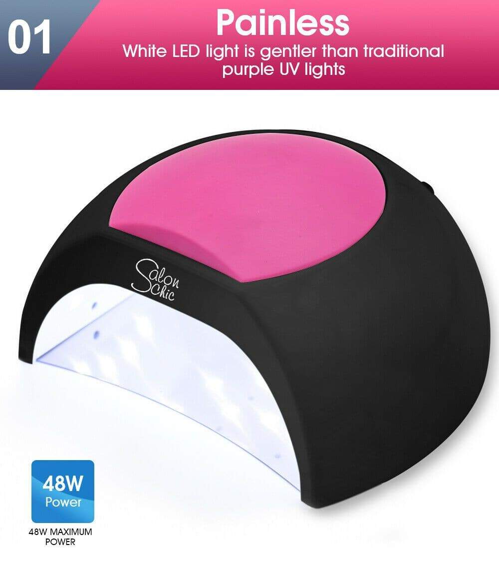 beauty products Led Nail Lamp Light Polish Dryer Manicure Black 48W