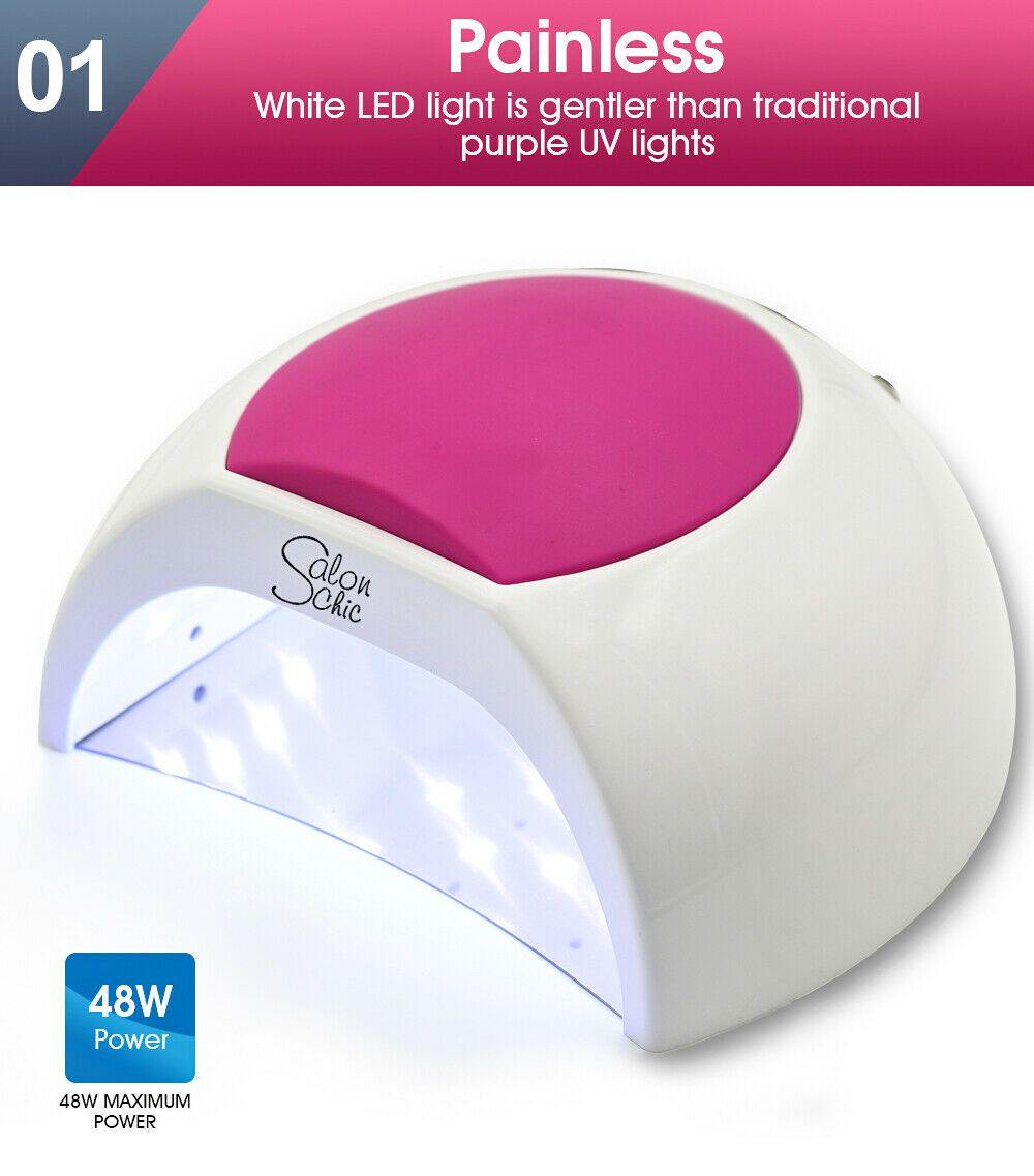 beauty products Led Nail Lamp Light Polish Dryer Manicure White 48W
