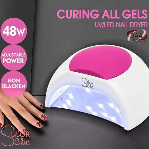 beauty products Led Nail Lamp Light Polish Dryer Manicure White 48W