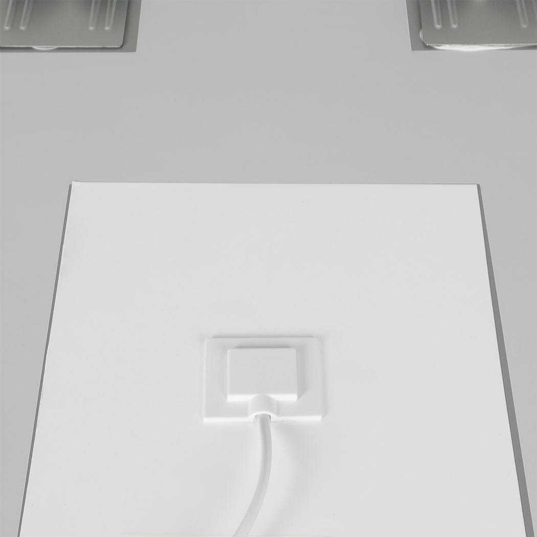 LED Wall Mirror Anti-fog Bathroom Mirrors Makeup Light 70x50cm