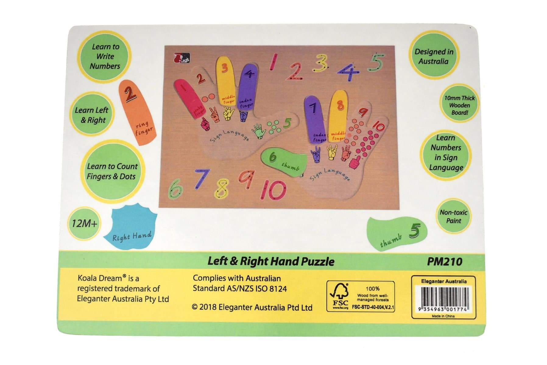 toys for above 3 years above Left & Right Hand Puzzle