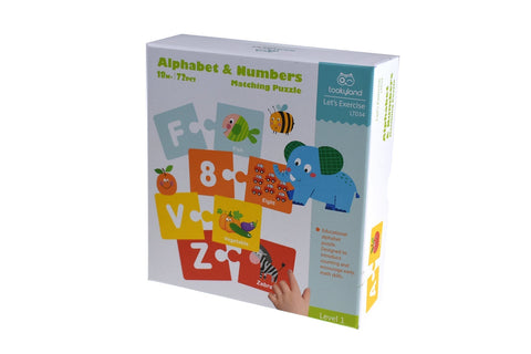 Let'S Exercise-Alphabet And Number Matching Puzzles